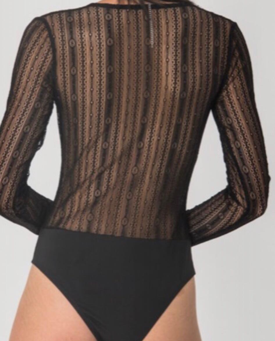 Connecting The Dots | Sheer Bodysuit